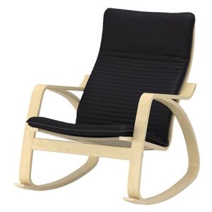 صندلی راکینگ ایکیا مدل IKEA POANG خط و خش دار